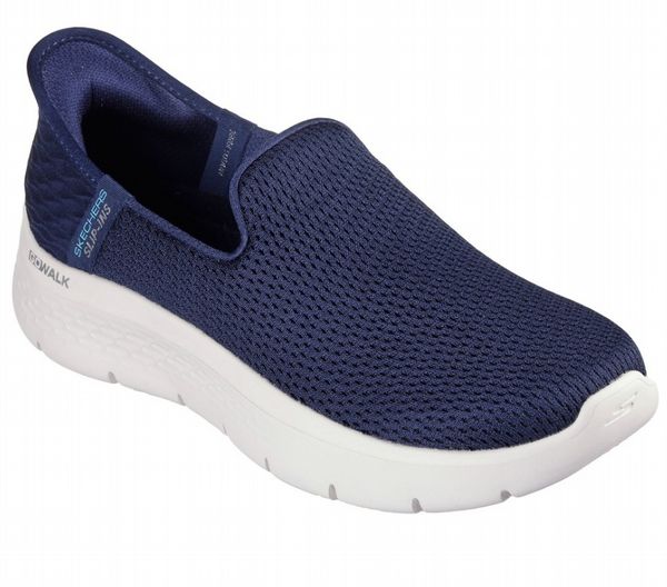 Skechers Slip-Ins - Go Walk Flex Womens Shoe (Navy/White)